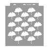Ginkgo stencil - Festő - 38x42 cm nagy 2