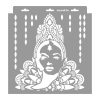Glamour stencil - Festő - 31x35 cm közepes