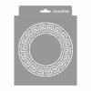Görög meander stencil - Festő - 18x23 cm mini