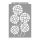 Allium painting stencil - 38x60 cm 01