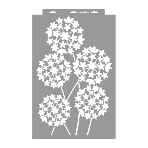 Hagymavirág stencil - Festő - 38x60 cm maxi 1