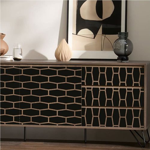 Háló stencil - festő - 18x35 cm kicsi