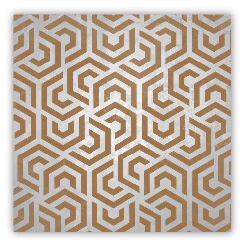 Hatszög 05 stencil - 3D - 38x60 cm maxi 3