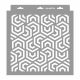 Hatszög 05 stencil - Festő - 31x35 cm közepes