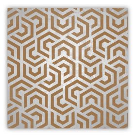 Hatszög 05 stencil - Festő - 18x23 cm mini