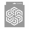 Hexagon 05 painting stencil - 18x23 cm