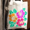 Hibiszkusz stencil - Festő - 59x89 cm ultra