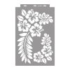 Hibiszkusz stencil - Festő - 38x60 cm maxi
