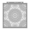 Horgolt csipke 06 stencil - 3D - 59x63 cm extra
