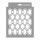 Wire mesh 3D stencil - 18x23 cm