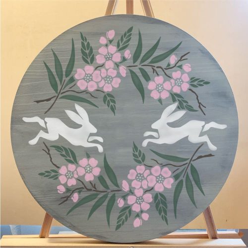 Húsvét 02 stencil - Festő - 38x60 cm maxi