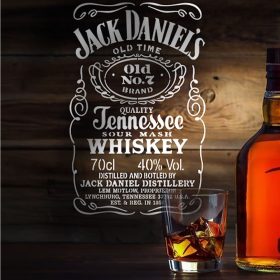 I love JD painting stencil - 18x23 cm 01