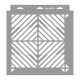 Illúzió 02 stencil - Festő - 31x35 cm közepes