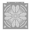 Indián mandala stencil - Festő - 59x63 cm extra