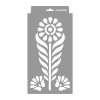 Indián mandala stencil - 3D - 18x35 cm kicsi