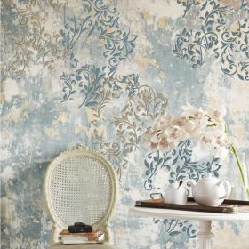 Indás 02 stencil - Festő - 18x23 cm mini