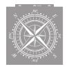 Compass painting stencil - 59x63 cm 01