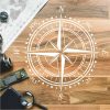 Compass painting stencil - 59x63 cm 01