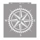 Compass painting stencil - 59x63 cm 02