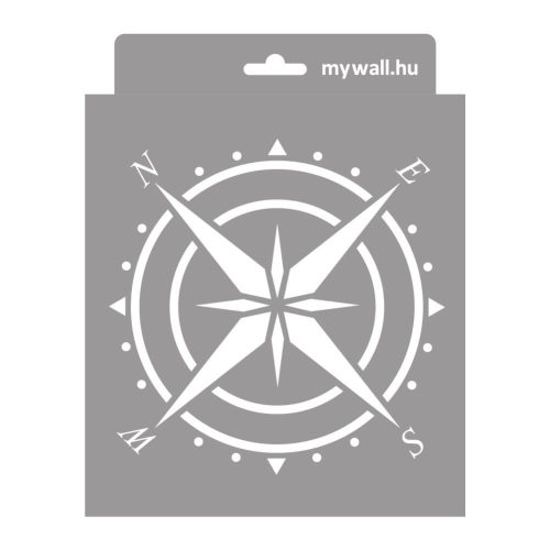 Compass painting stencil - 18x23 cm