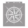 Compass painting stencil - 38x42 cm 02