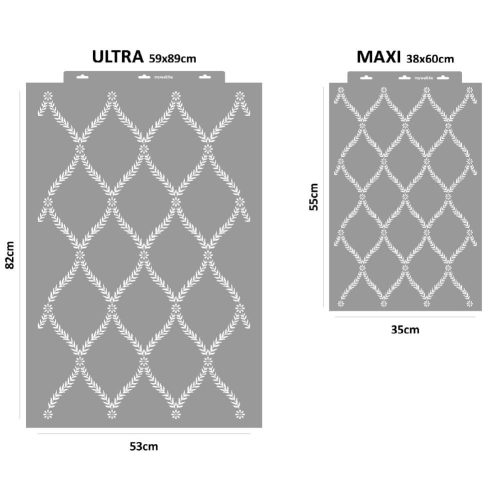 Kakukkfű stencil - Festő - 59x89 cm ultra