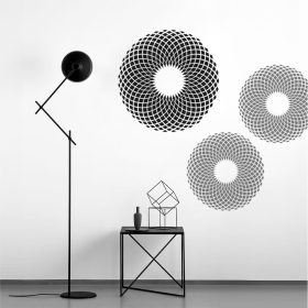 Kaleidoscope painting stencil - 38x42 cm