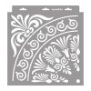 Kalkutta stencil - Festő - 31x35 cm közepes