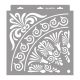 Kalkutta stencil - Festő - 31x35 cm közepes