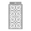 Fireplace grill painting stencil - 18x35 cm