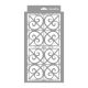 Fireplace grill painting stencil - 18x35 cm