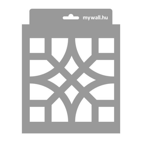 Kanpur stencil - Festő - 18x23 cm mini