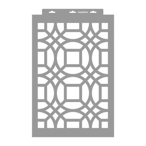 Kanpur stencil - 3D - 38x60 cm maxi