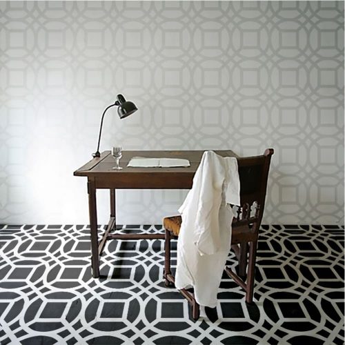 Kanpur stencil - 3D - 38x60 cm maxi