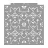 Kékfestő 04 stencil - Festő - 59x63 cm extra