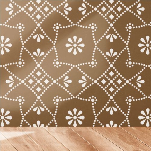 Blue-dye 04 painting stencil - 18x35 cm