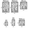 Kis leveles ágak stencil - Festő - 38x60 cm maxi 2