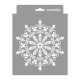 Kovácsoltvas rozetta stencil - Festő - 18x23 cm mini 2