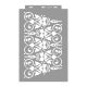 Kovácsoltvas rozetta stencil - Festő - 38x60 cm maxi 2