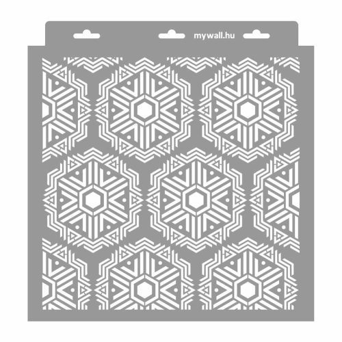 Kristály stencil - Festő - 31x35 cm közepes 1