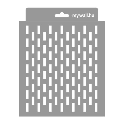 Legyezők stencil - Festő - 18x23 cm mini