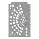 Legyezők stencil - Festő - 38x60 cm maxi 1
