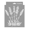Lavender 3D stencil - 18x23 cm