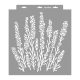 Lavender painting stencil - 38x42 cm
