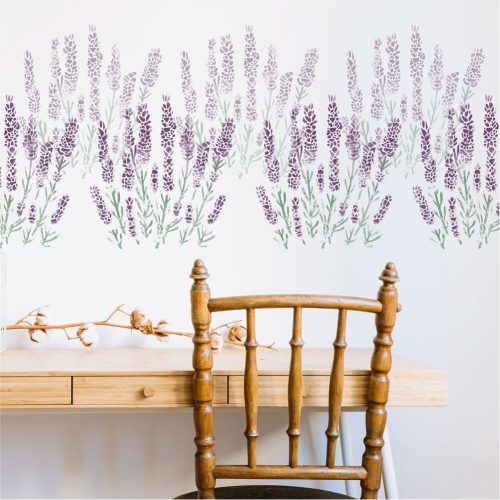 Lavender painting stencil - 38x42 cm