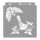 Chirping birds painting stencil - 31x35 cm