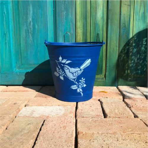 Chirping birds painting stencil - 31x35 cm