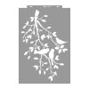 Chirping birds painting stencil - 59x89 cm