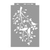 Chirping birds painting stencil - 38x60 cm