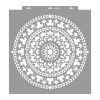 Mandala 12 stencil - Festő - 59x63 cm extra